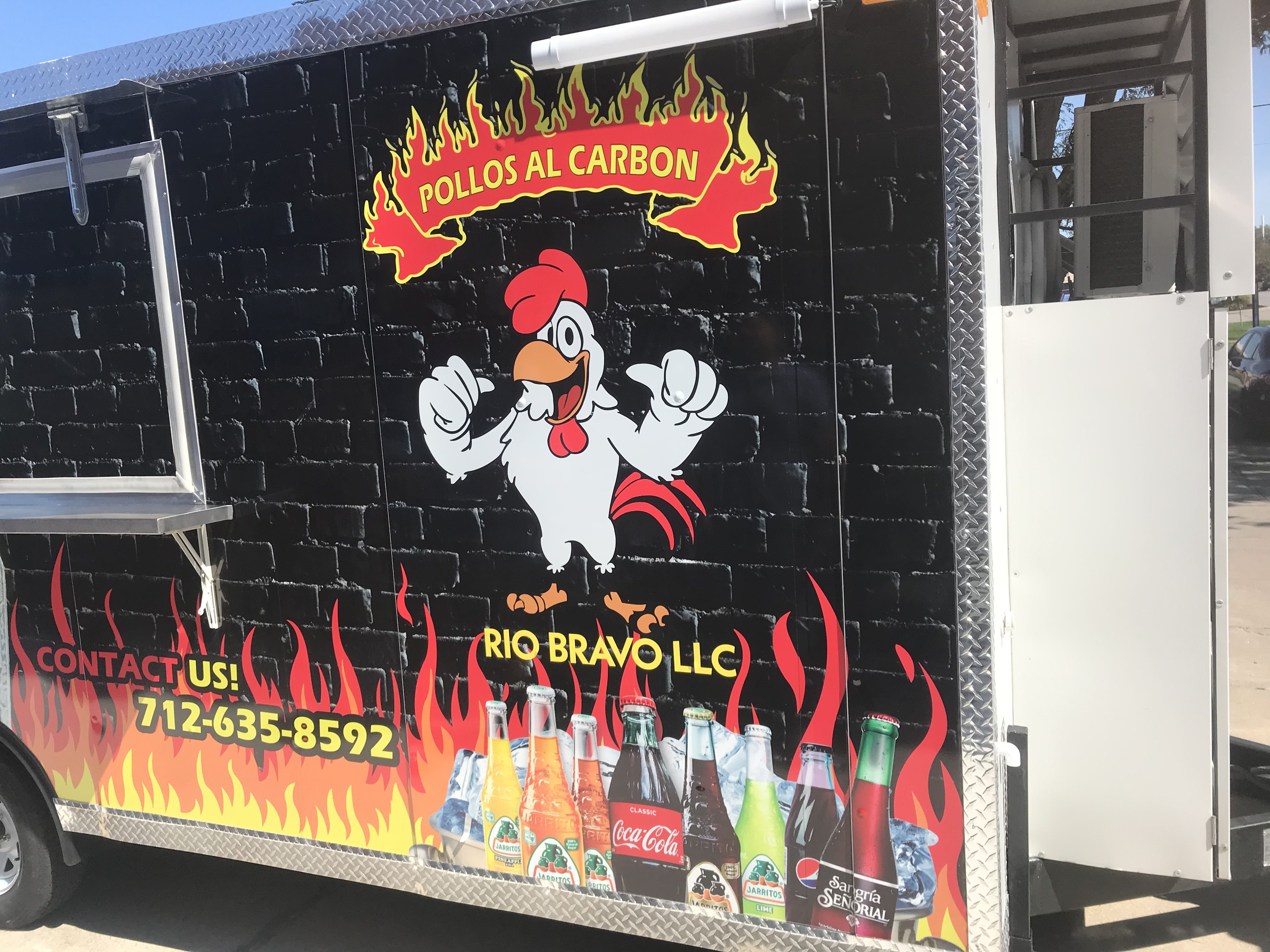 Pollos Al Carbon Vehicle Graphics